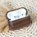 WALNUT EARTHY Wooden Case for AirPods