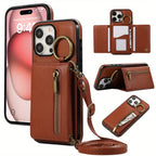 SERENITY Phone Case with Wallet and Ring Holder
