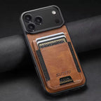 SENIOR Luxury Wallet Case - Brown